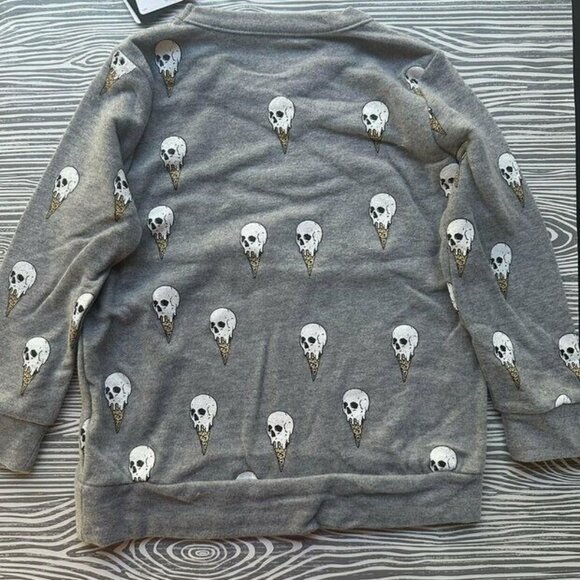 Chaser Skull Ice Cream Sweatshirt 6 NWT - Picture 2 of 7